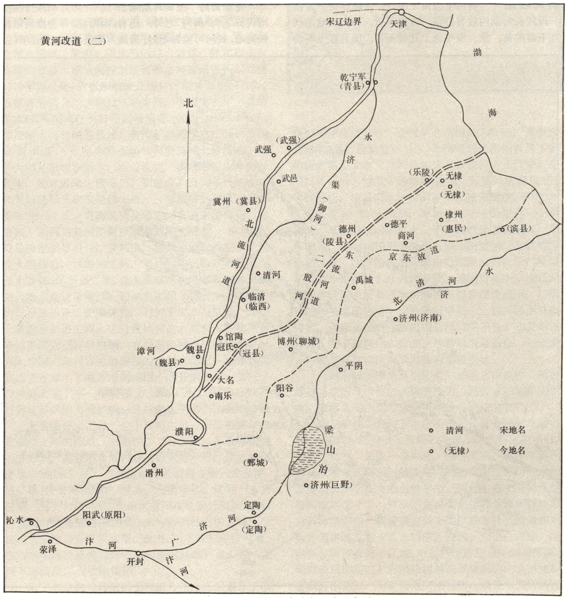 黄河改道